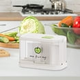 thumbnail image 2 of 1PC Press-Type Fruit Fork Box, Spring-Loaded Automatic Pop-Up Design, Food-Grade ABS Plastic & 304 Stainless Steel Fork, Portable for Picnics Travel Family Gatherings, Durable One-Handed Operation, 2 of 5