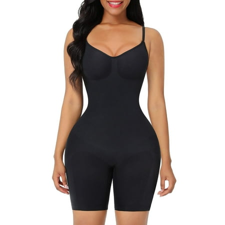 Lilvigor Women's Seamless Shapewear Tummy Control Body Shaper Comfortable for Women Under Dress Thigh Slimmer Bodysuit Girdle