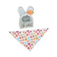 thumbnail image 2 of Disfraz de ganso de Pascua para estatua de 58 cm, divertido, creativo, decorativo, primaveral, con orejas de conejo y bufanda para patio, porche y Gris, 2 of 8