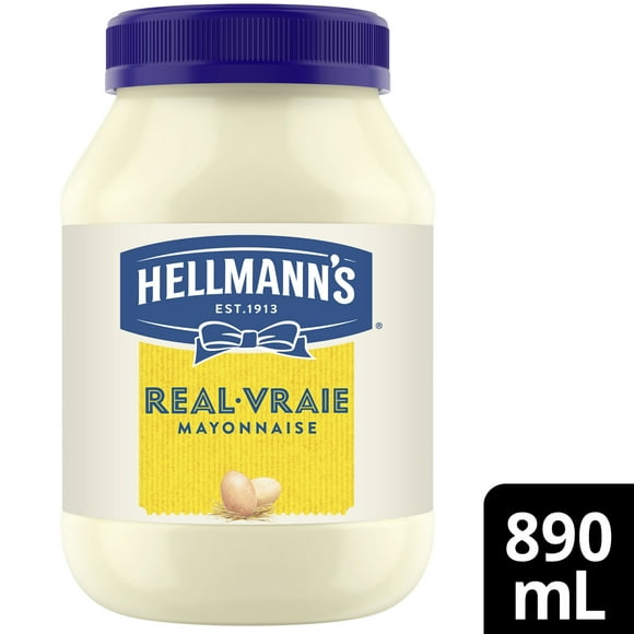 Mayonnaise Hellmann's Vraie 890 mL Mayonnaise