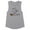 Heather Grey, variant on Halloween Ghots Cats Women's Muscle Tank Large White