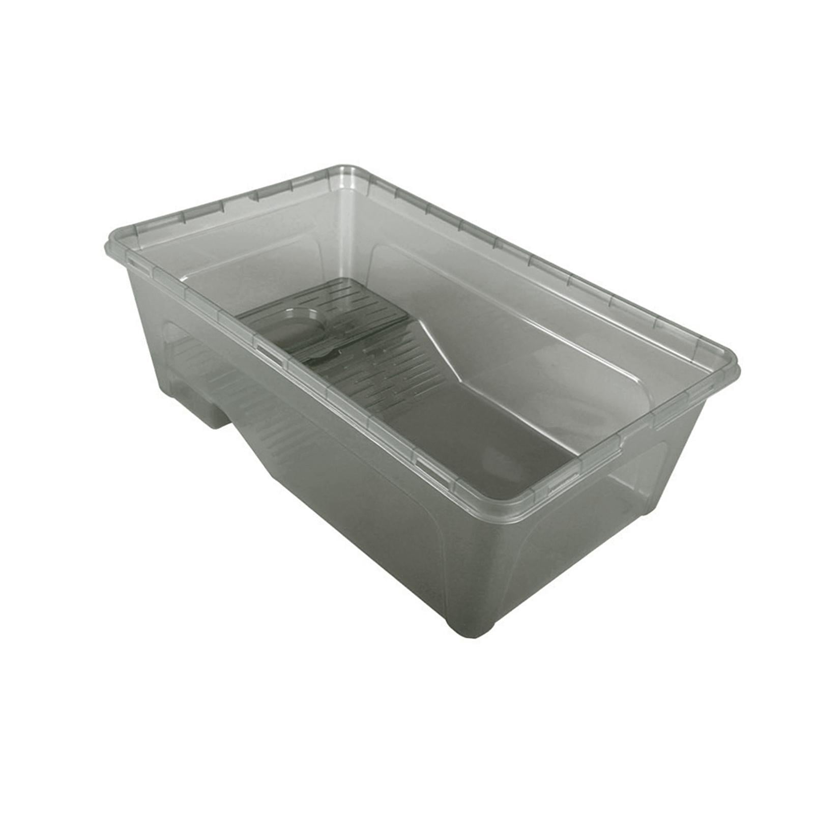 Turtles Tank Aquarium Durable Supplies Accessories, Basking Ramp Turtle Habitat Reptile Habitat for Amphibians, Small Reptile , Black M