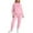 Pink, variant on HOWPAY Sweatsuits Women 2 Piece Outfit Bow Printed Valentines Long Sleeve Hoodies Pullover and Jogger Sweatpants Tracksuits Casual Soft Comfy Lounge Sets Black L