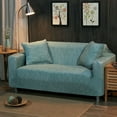 thumbnail image 6 of Dowbom Stretch Couch Cover,Living Room Sofa Slipcover with Elastic Bottom Furniture Protector Universal Washable Non-slip Sofa Cover for 1/2/3/4 Cushion Couch-4 Seater-green, 6 of 8