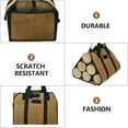 thumbnail image 4 of TEHAUX Sac de Rangement Porte-Bûches Kaki 1Pcs Pratique Usage Intensif, 4 of 5