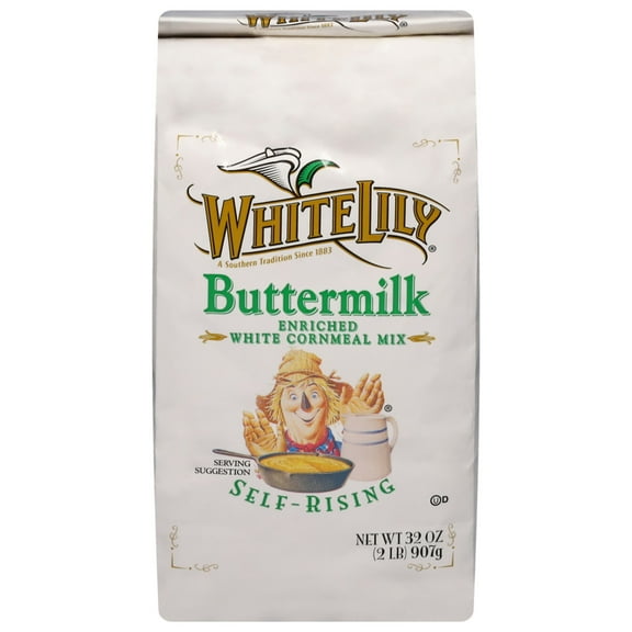 White Lily Buttermilk Self Rising Corn Meal Mix, 2 lb Bag