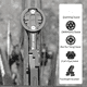 thumbnail image 2 of Portaequipajes para medidor de código de bicicleta, soporte de medidor de código de aleación de aluminio con manillar integrado, soporte de medidor de código con manija de viento roto, 2 of 2