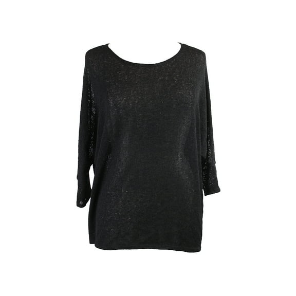 Alfani Womens Black Dolman-Sleeve Sweater S