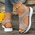 thumbnail image 6 of Ticikt Womens Comfortable Orthopedic Sandals Arch Support Ladies Walking Sport Athletic Sandals Open Toe On 2 Inches Heel, 6 of 9