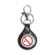 thumbnail image 1 of Logo no fumar Llavero Enlace Cadena Anillo Llavero Buscador Gancho Metal, 1 of 4