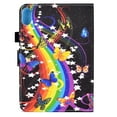 thumbnail image 3 of SaniMore Case for iPad 10th Generation 10.9" 2022, Auto Wake/Sleep Pen/Card Holder Stand Dual Angle PU Leather Case Soft TPU Back Color Painting Magnetic Protective Case, Musical Butterflies, 3 of 11