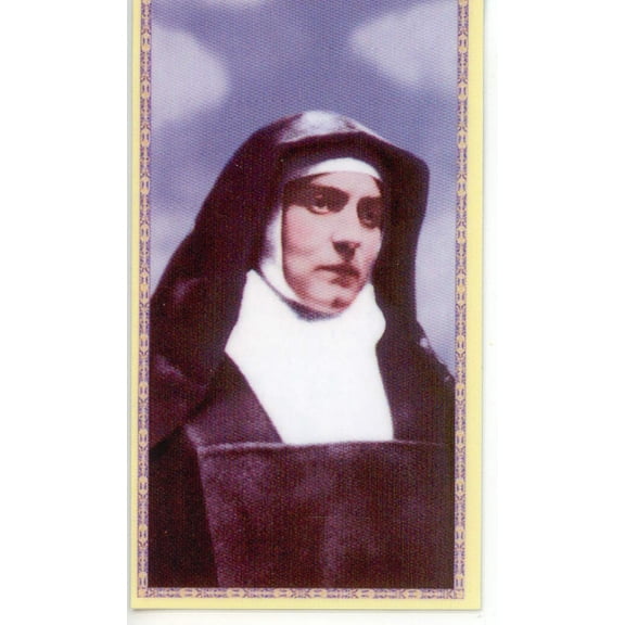 Prayer to St. Edith Stein, Sister Teresa Benedicta of the Cross holy card - laminated - Pack of 25