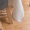 thumbnail image 4 of Tassel Cotton Linen Fabric Dust Proof Tablecloth Table Cover Tabletop Decoration(Green 55*55in), 4 of 12