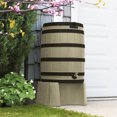 thumbnail image 4 of Good Ideas Rain Wizard Rain Collection Barrel 40-Gallon Darkened Ribs, Khaki, 4 of 5