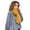 Yellow, variant on SRZYMJ Women Knit Scarf Long Neck Warmer for Cold Weather Soft Wool-Like Fall Winter Warm Beanie Scarves Wrap for Women Men