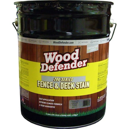 Wood Defender 200 Series Cedar Tone Transparent Stain & Sealer