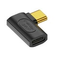 thumbnail image 1 of 90Right Angle Type-C to Type-C Adapter USB-C Fast Charging 40Gbps 240W X3C2^ K7W3, 1 of 1