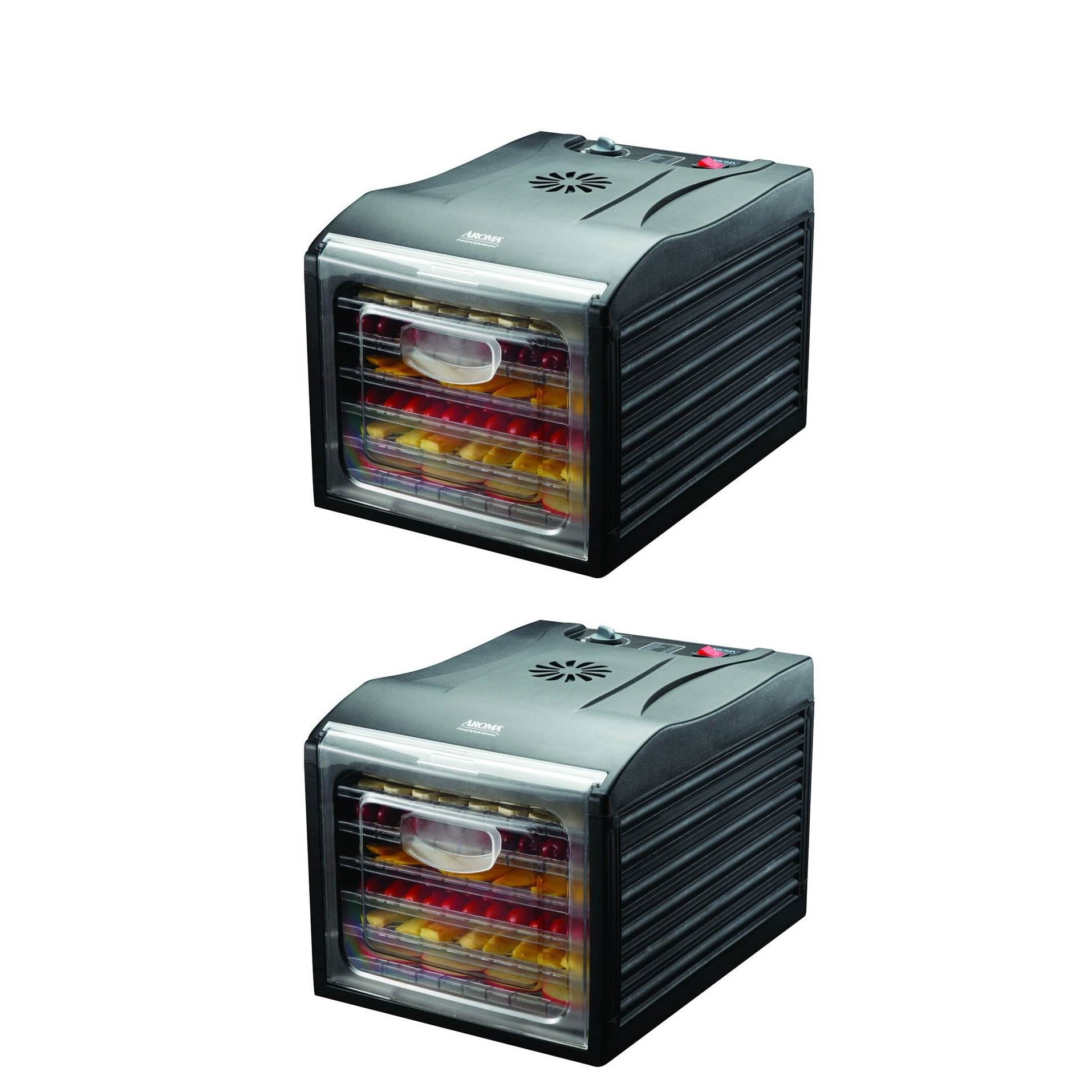 Aroma Housewares Professional 6 Tray Food Dehydrator with Thermostat (2