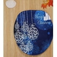 thumbnail image 4 of Fatty Farmer Juego de alfombrillas de baño con diseño de feliz Navidad, funda antideslizante para baño, 4 of 5