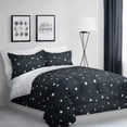 thumbnail image 3 of Comforter Set 3PC DQ Black Stars, 3 of 3
