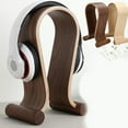 thumbnail image 3 of Wooden Headset U shape Rack Headphone Display Stand Earphone Hanger Holder Rack, 3 of 11