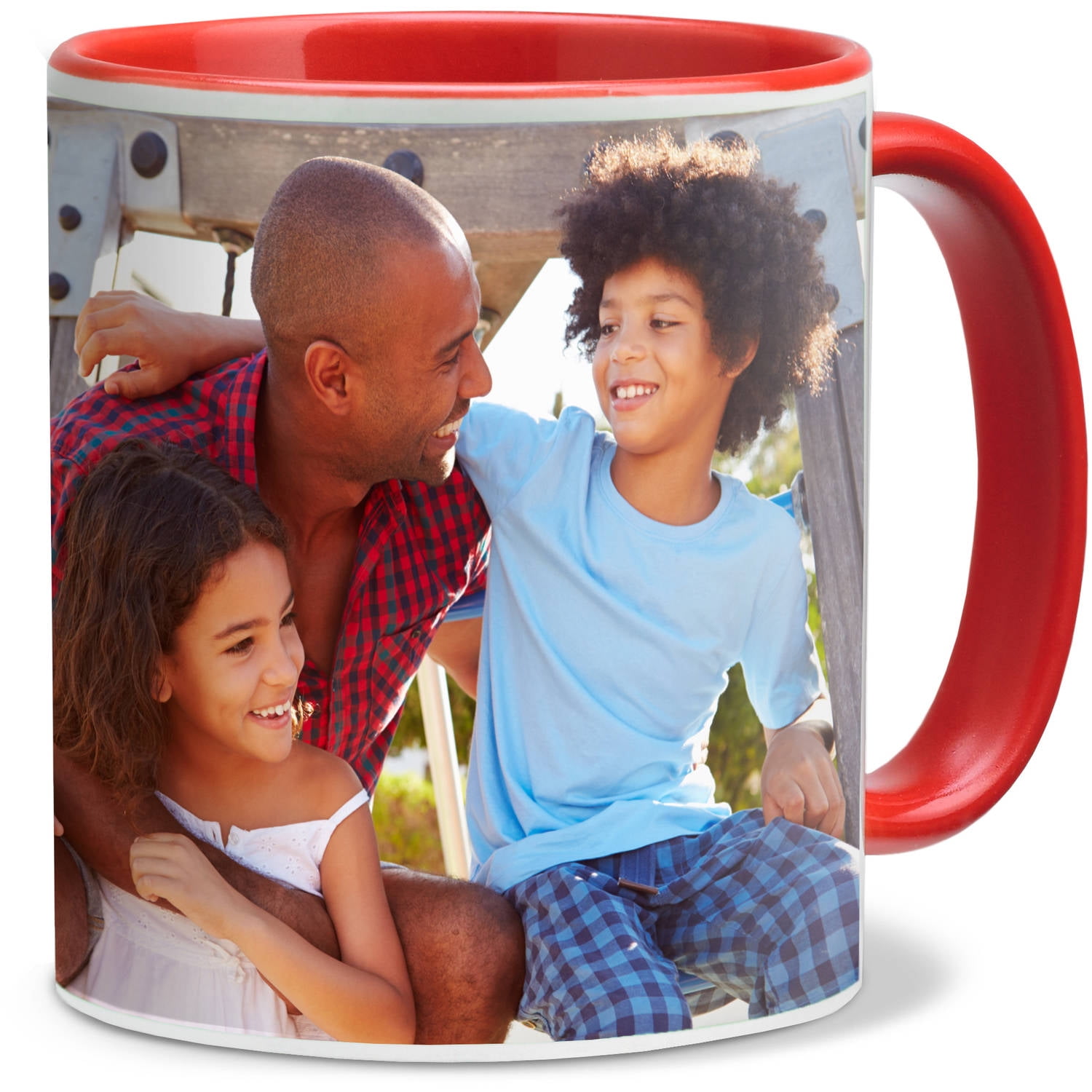 Unbranded Red Photo Mug 11 oz