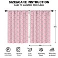 thumbnail image 2 of Blackout Kids Curtains,Pink Cartoon Unicorn Star Pattern Childrens Insulated Curtains Set Of 2,Bedroom Essentials,Toddler Room Decor 42"x63", 2 of 5