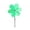 Green, variant on YANDE - 23.2in Flower Windmill, Lightweight Wind Spinner for Patio, Garden & Backyard, Durable Outdoor Decorative Pinwheel for Yard (Light Blue)