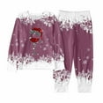 thumbnail image 2 of XEGLSBU Thermal Underwear for Kids 2 Piece Long Johns Girls Base Layer Top and Bottom Set, 2 of 8