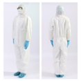 thumbnail image 4 of Combinaison Blanche Hazmat Combinaison Protection Protectrice Jetable Anti-Virus Vêtements, 4 of 5