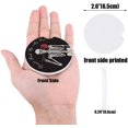 thumbnail image 2 of RYLABLUE Skull and Roses Black Set of 4 Car Coaster for Drinks, Absorbent Ceramic Stone Coasters Cup Mat with Cork Base for Home Kitchen Room Coffee Table Bar Decor, 2 of 5