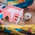 thumbnail image 3 of TEHAUX Animal House Small Animal Beds House Pink PVC 1 Set, 3 of 5