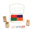 thumbnail image 4 of Melissa & Doug Wooden Alphabet Stamp Set - 56 Stamps With Lower-Case and Capital Letters, 4 of 10