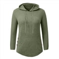 thumbnail image 1 of Sudaderas con Capucha para Mujer, Sudaderas de Gran Tamaño, Camisetas de Larga, Suéteres, Suéteres de Otoño, Tops. Verde M, 1 of 6