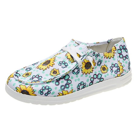

TOYFUNNY Womens Casual Shoes Slip-On Slip-On Canvas Shoes