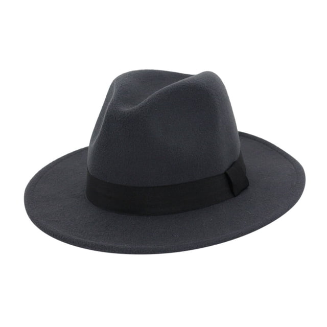¡Rebaja! Sombrero ancho vintage Fdelink para hombre y mujer con hebilla ajustable, estilo Outback Hats (gris oscuro).