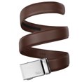 thumbnail image 3 of Falari Mens Genuine Leather Ratchet Dress Belt Automatic Sliding Buckle - 20 Variety Colors - Trim to Fit, 3 of 6