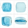 thumbnail image 2 of Unique Bargains 1 Pc Women Waterproof Makeup Bag for Business Travel Vacation Gym Nylon Blue, 2 of 6