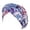 1-Blue7507, variant on XIAOCHA Womens Pattern‑Print Turban Printed Hats for Casual Home Rest Turbanhats,White