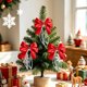thumbnail image 5 of HWRETIE Christmas Tree Decorations Set,Bows,Ribbons,Pearls,Tassels Pendants,Holiday Ornaments, 5 of 6
