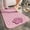 Pink, variant on JingChun Bathtub Mat Non Slip, Shower Foot Scrubber Mat, Long Bath Mat for Tub Non Slip with Suction Cups Drain Holes, Shower Mat with Foot Scrubber, Machine Washable