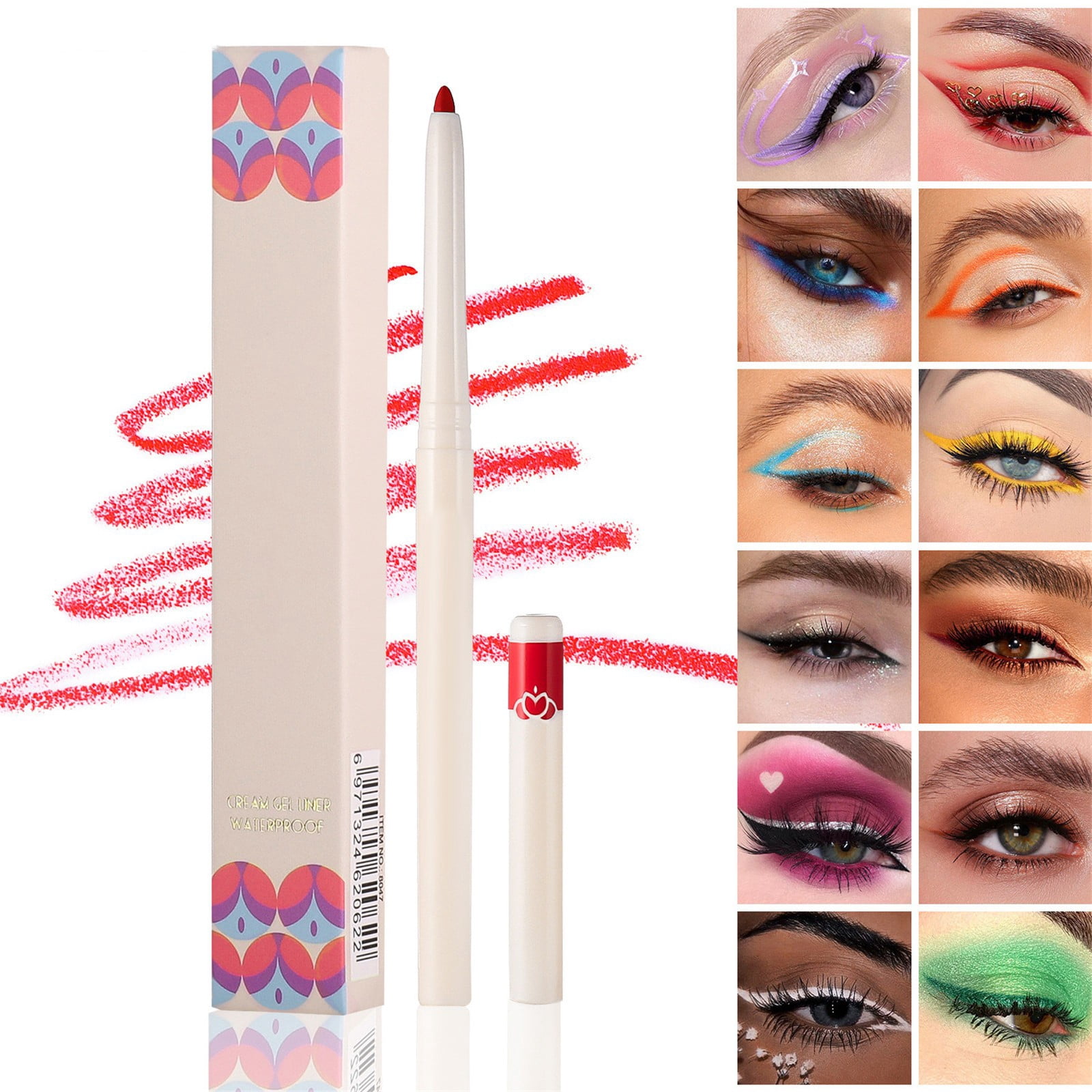 Lip Liner Pencil Denounce Makeup Stay Awake Eye Patch Eye Stick Cat Eye Makeup Stencil Highlight Pen Makeup Eye Pencil Eye Highlighter Stick Eye Opener Geller Makeup Color Run
