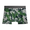 thumbnail image 3 of Bóxer Zaga para Hombre, Largo Double Brush 3 Piezas Multicolor Talla M, 3 of 4