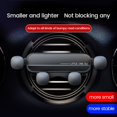thumbnail image 2 of Olaf-soporte de coche Gravity para teléfono, montaje de Clip de ventilación de aire, soporte para teléfono celular, GPS, para iPhone 14, Xiaomi, Samsung"XC-S02 Red" Fivean Soporte para teléfono de coche, 2 of 2