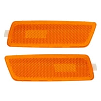 Front Bumper LED Side Marker Lights Cover Light Assembly for Volkswagen Jetta 2005-2010 Yellow 1 Pair