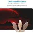 thumbnail image 6 of Black and Red Moon Mouse Pad XL Large Gaming Mousepad Extended Long Keyboard Desk Mat with Non-Slip Rubber Base for Office Laptop Computer 31.5x11.8, 6 of 6