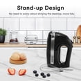 thumbnail image 4 of FOHERE Electric Hand Mixer with Storage Case, Compact Handheld Beater, 6 Attachments, 6-Speed, 4 of 8