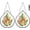 Black-2PC, variant on BABUFINE Pressed Flower Frames with Tweezers, Wall Hanging Double Glass Picture Frames with Chain for Dried Flowers Plants Wall Decor,Only Frame (Gold-2PCS)