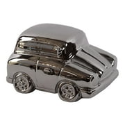 Stylish & Shiny Ceramic Car In Polished Silver Finish