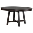 thumbnail image 5 of THOWDEE Modern 58 in Round Extendable Load Bearing Dining Table, Espresso, 5 of 9